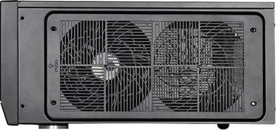Silverstone GD09B-C Home Theater Κουτί Υπολογιστή Μαύρο