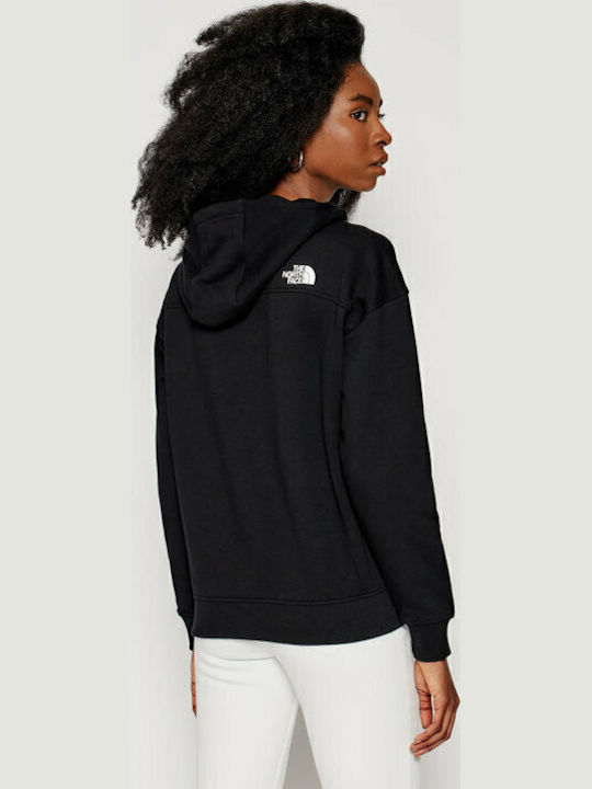 Women's Sweatshirt Hooded Black