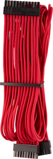 Corsair Premium Individually Sleeved PSU Cables Starter Kit Type 4 Gen 4 - Cable 0.75m Red (CP-8920216)