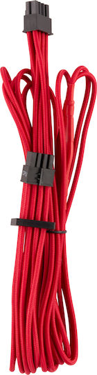 Corsair Premium Individually Sleeved PSU Cables Starter Kit Type 4 Gen 4 - Cable 0.75m Red (CP-8920216)