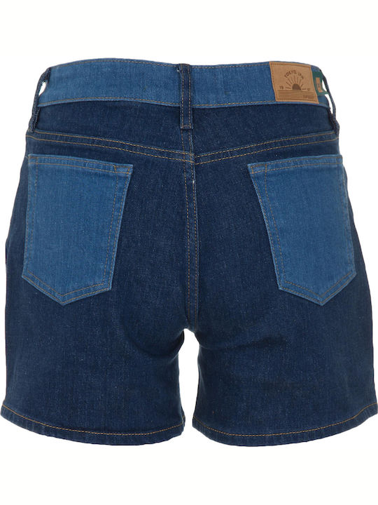 Women's Jean High-waisted Shorts Blue