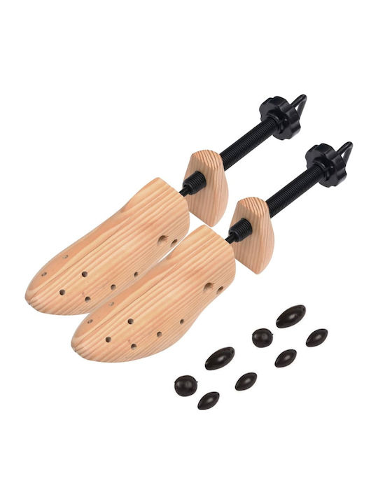 vidaXL Ξύλινο Μασίφ Shoe Stretcher 41/46 4pcs