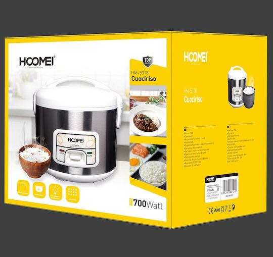 Hoomei Rice Cooker 700W with Capacity 1.8lt