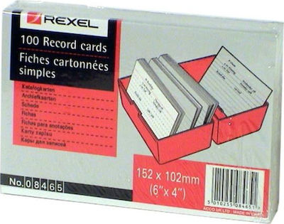 Rexel Καρτέλες Ριγέ Notebook 100 Sheets 8629