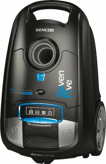 Sencor SVC 7500BK Прахосмукачка 750W С торба 3.5лт Черна