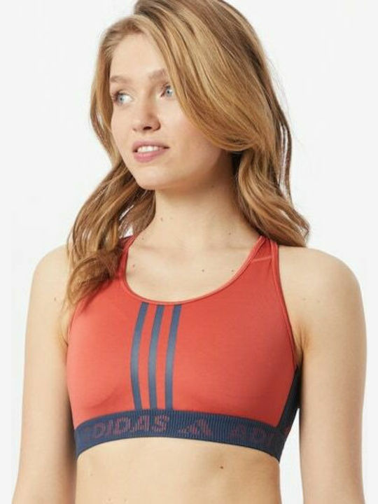 Don't Rest 3 Stripe Γυναικείο Αθλητικό Μπουστάκι Κόκκινο