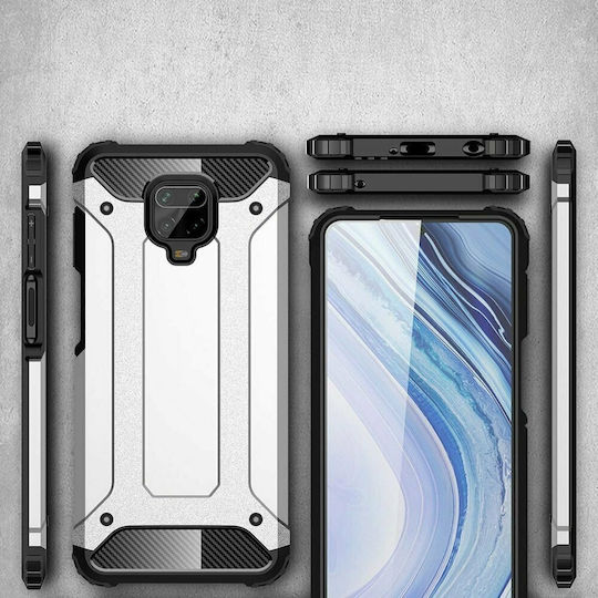 Hurtel Hybrid Armor Back Cover Πλαστικό Μπλε (Redmi Note 9)