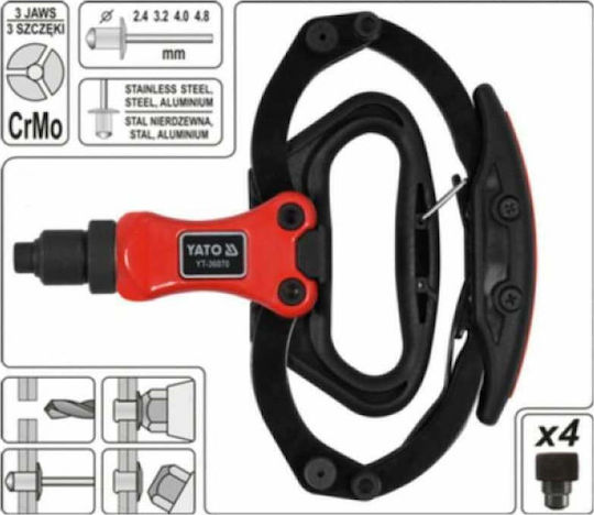Yato YT-36070 Πριτσιναδόρος Πατητός Μήκους 270mm