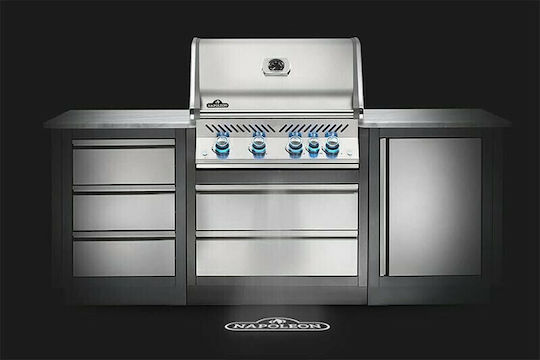 Napoleon Prestige Pro 500 Gas Grill with 4 pcs 21.7kW and Infrared Burner