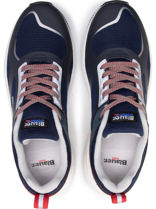 S1TOK01-MES Ανδρικά Sneakers Navy Μπλε