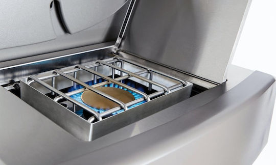 Weber Genesis II SP-435 Газово Барбекю Чугунена Решетка 86брx48брсм. с 4 бр 14.07кВт и Страничен Нагревател