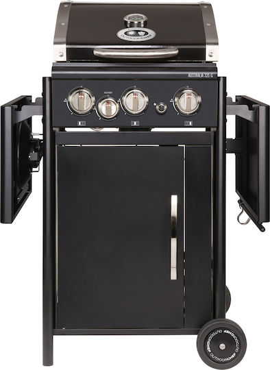 Outdoorchef Australia 325G Grătar pe gaz Grătar 46.5bucx44.5buccm cu 3 buc 11.7kW și Arzător Lateral