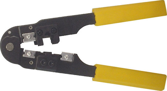 Adeleq Ethernet Internet Cable Crimping Plier RJ12, RJ11 with Cable Cutter (Length 330mm) 17-1
