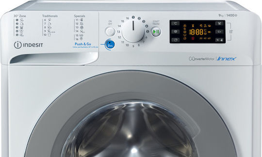 Indesit BWE 91484X WS EU N Πλυντήριο Ρούχων 9kg 1400 Στροφών F162157