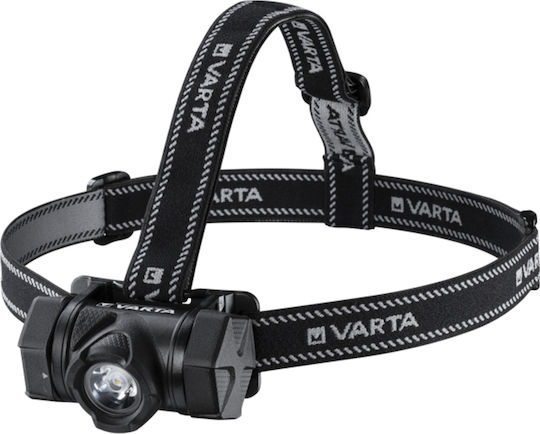 Varta Headlamp LED IP67 with Maximum Brightness 350lm Indestructible H20 Pro 10pcs Black