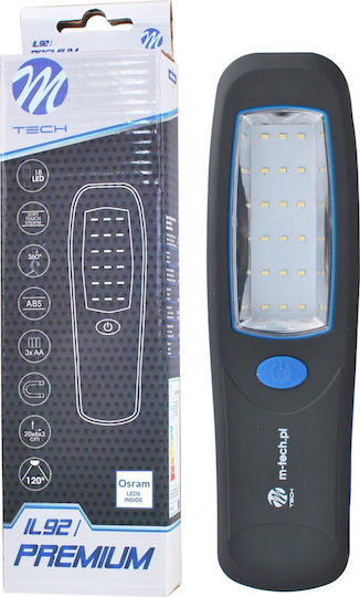M-Tech Lanternă de lucru Baterie LED IPX4 cu luminozitate până la 360lm