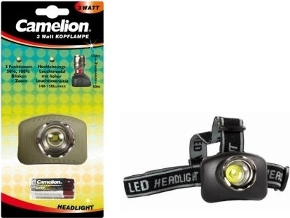 Camelion Φακός Κεφαλής LED με Μέγιστη Φωτεινότητα 170lm