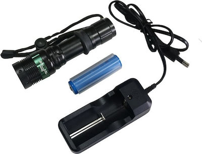 Muzik Flashlight LED Waterproof IP44 with Maximum Brightness 160lm