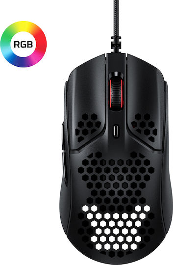 HyperX Pulsefire Haste RGB Gaming Ποντίκι 16000 DPI Μαύρο