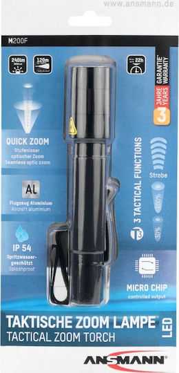 Ansmann Lanternă LED cu Luminozitate Maximă 240lm M200F 2buc Negru