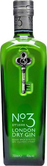 No 3 London Dry Gin 46% 700ml
