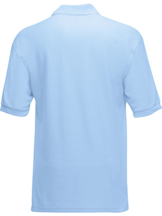 Fruit of the Loom 65/35 Men's Short Sleeve Promotional Blouse Sky Blue