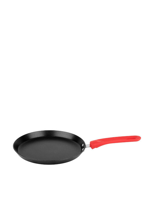 Pal Crepe Maker made of Aluminum with Non-Stick Coating Red 22cm