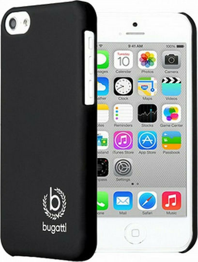 Bugatti Umschlag Rückseite Kunststoff Schwarz (iPhone 5c)