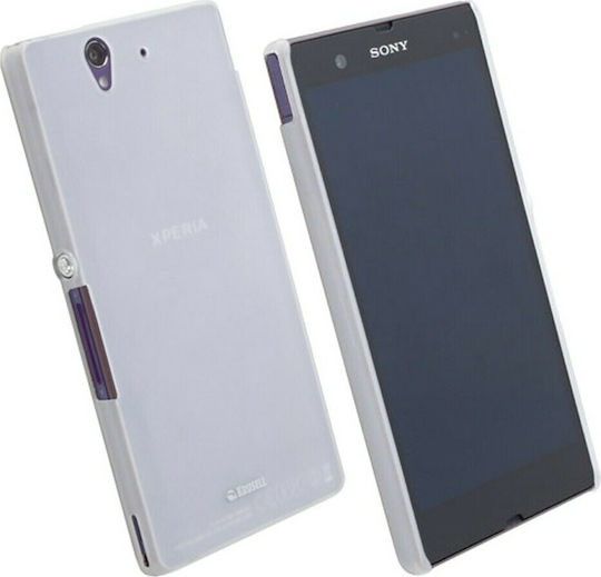 Krusell FrostCover Back Cover Silicone White (Xperia Z)