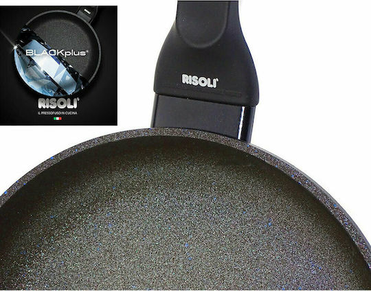 Risoli Blackplus 32cm Cast Aluminum with Stone Coating Black