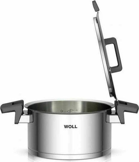 Woll Concept 24cm tigaie sauté din Oțel Inoxidabil cu Strat Antiaderent Woll Concept 24cm tigaie sauté din Oțel Inoxidabil cu Strat Antiaderent