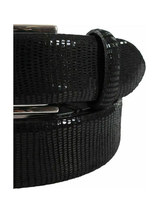 Hugo Boss Men's Leather Belt Black