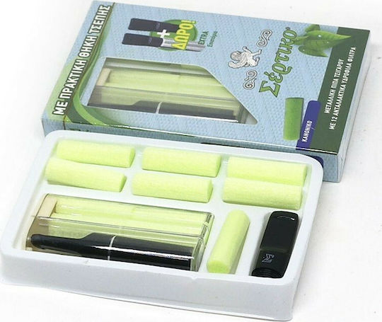 Sertiko Zigarettenpfeife Extra Slim 5,7mm Schwarze