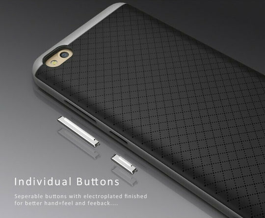 iPaky Bumblebee Neo Hybrid Back Cover Σιλικόνης Μαύρο (Redmi 4a)
