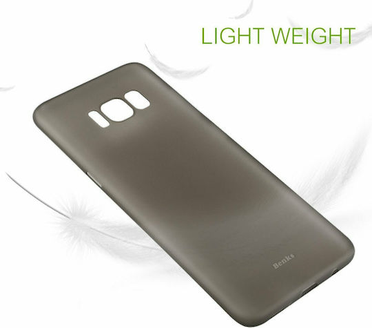 Benks Magic Lollipop Back Cover Plastic 0.4mm Negru (Galaxy S8+)