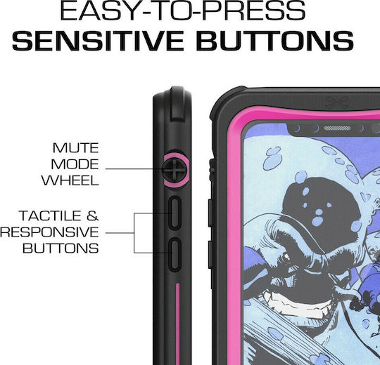 Ghostek Nautical 2 Waterproof Back Cover Plastic Waterproof Pink iPhone X / Xs