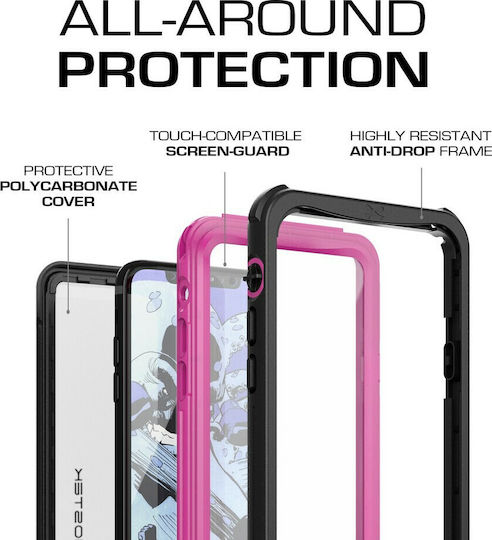 Ghostek Nautical 2 Waterproof Back Cover Plastic Waterproof Pink iPhone X / Xs