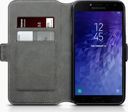 Terrapin Low Profile Портмоне Изкуствена кожа Черен (Galaxy J4)