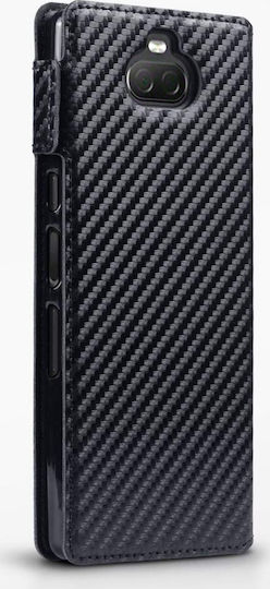 Terrapin Low Profile Carbon Brieftasche Synthetisches Leder Schwarz (Xperia 10)