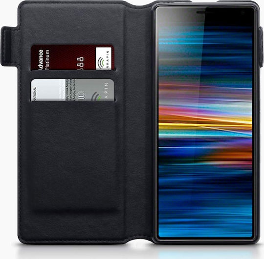 Terrapin Low Profile Carbon Brieftasche Synthetisches Leder Schwarz (Xperia 10)