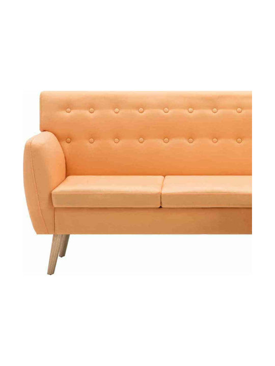 Ecksofa mit Umkehrbarer Ecke Orange 171.5x138x81.5cm