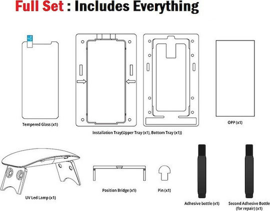T-Max UV 3D Full Face Tempered Glass (Galaxy S8+)