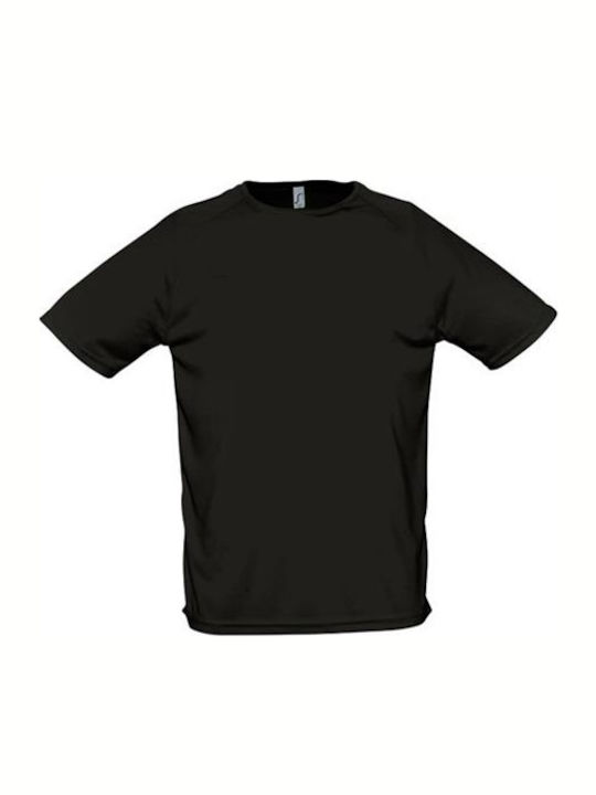 Sol's Sporty Men's Short Sleeve Promotional T-Shirt Black
