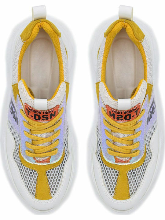 Γυναικεία Chunky Sneakers Λευκά