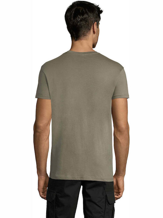 Sol's Regent Ανδρικό Διαφημιστικό T-shirt Κοντομάνικο Zinc Grey