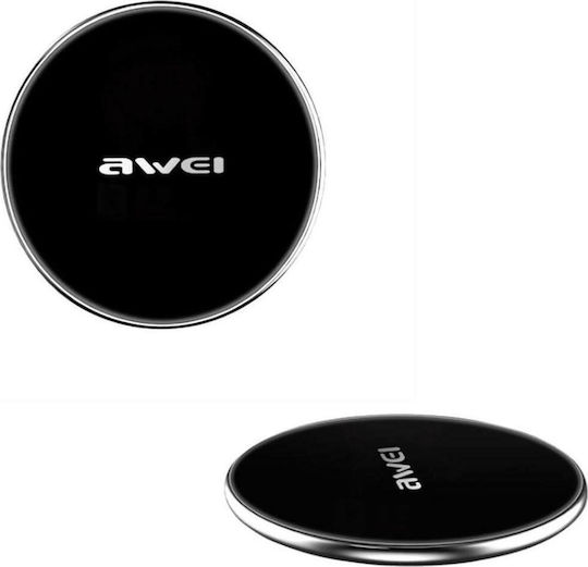 Awei Ασύρματος Φορτιστής (Qi Pad) Μαύρος (W3)