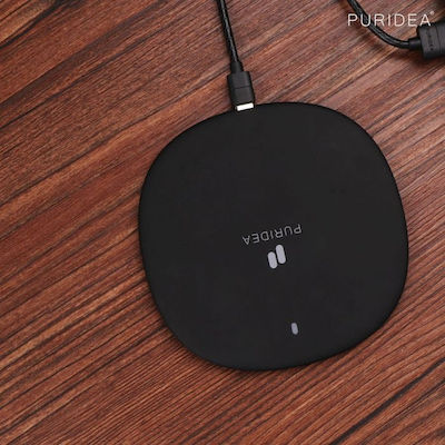 Puridea Wireless Charger (Qi Pad) 10W Blacks (M01)