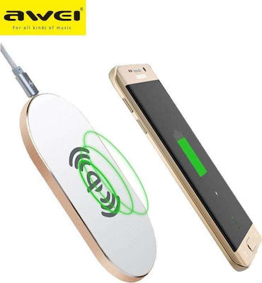 Awei Încărcător Wireless (Qi Pad) 5W Albς (W2)