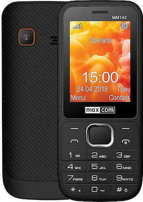 MaxCom MM142 Dual SIM Handy mit Tasten Schwarz