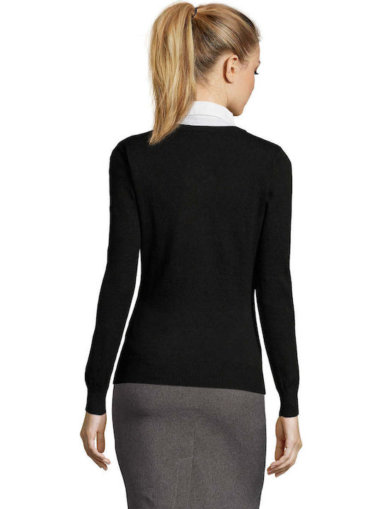 Sol's Galaxy Women's Long Sleeve Promotional Blouse Black 90010-312